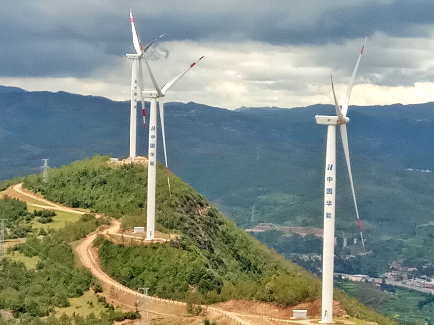  Liyang Feiyue help GE Installation and debugging 2.75MW wind power generator